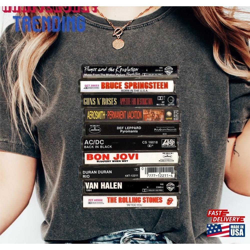Graphic Tees For Women Band Tshirt Classic